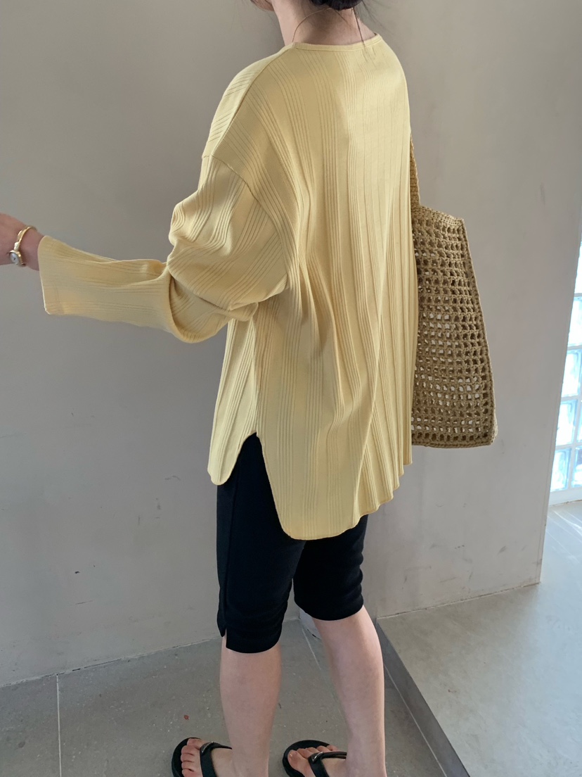 COBALT BLUE東大門直郵女裝新款26春夏休閑職業熱賣長袖T恤COBALT BLUE長袖T恤