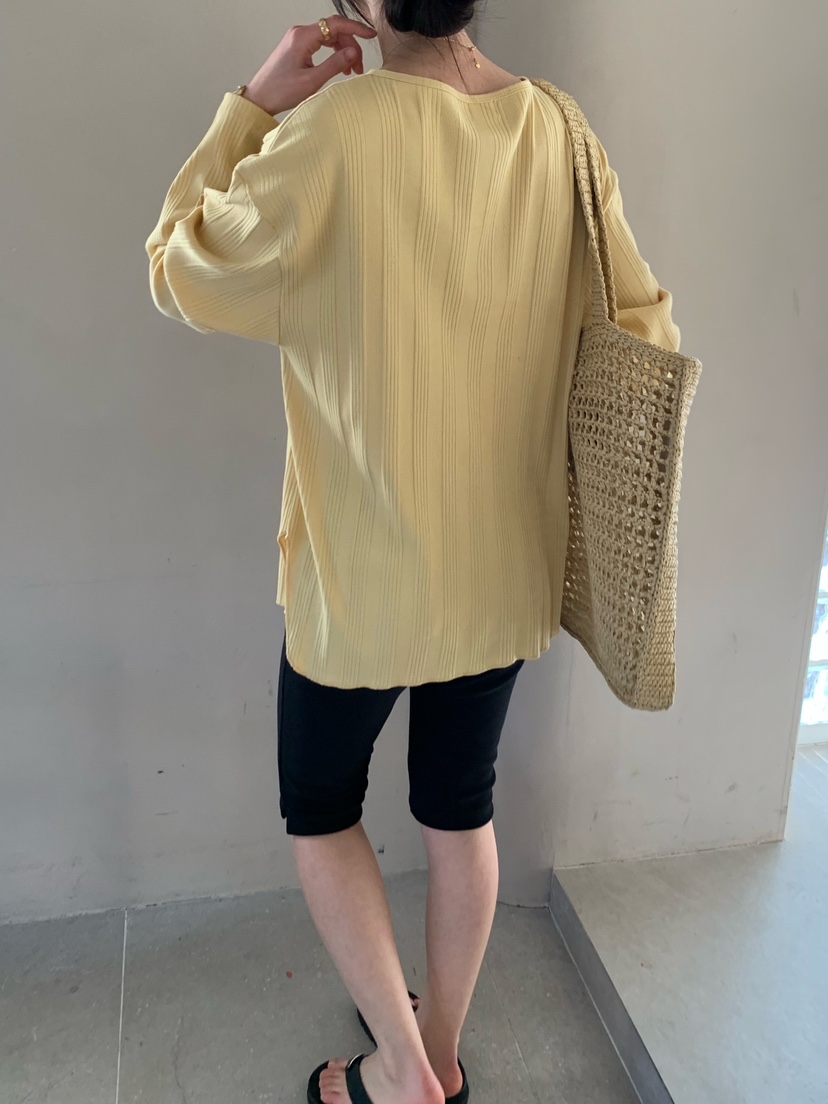 COBALT BLUE東大門直郵女裝新款26春夏休閑職業熱賣長袖T恤COBALT BLUE長袖T恤