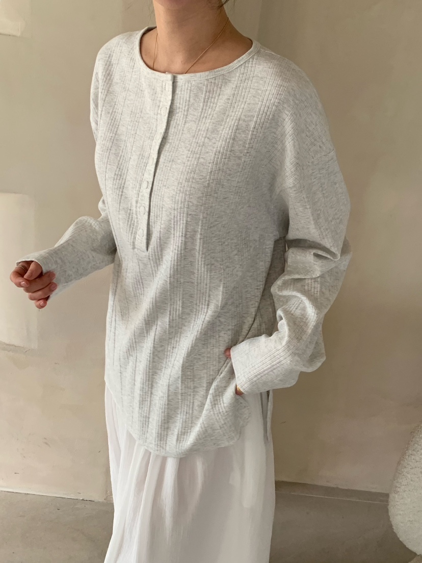 COBALT BLUE東大門直郵女裝新款26春夏休閑職業熱賣長袖T恤COBALT BLUE長袖T恤圖色2