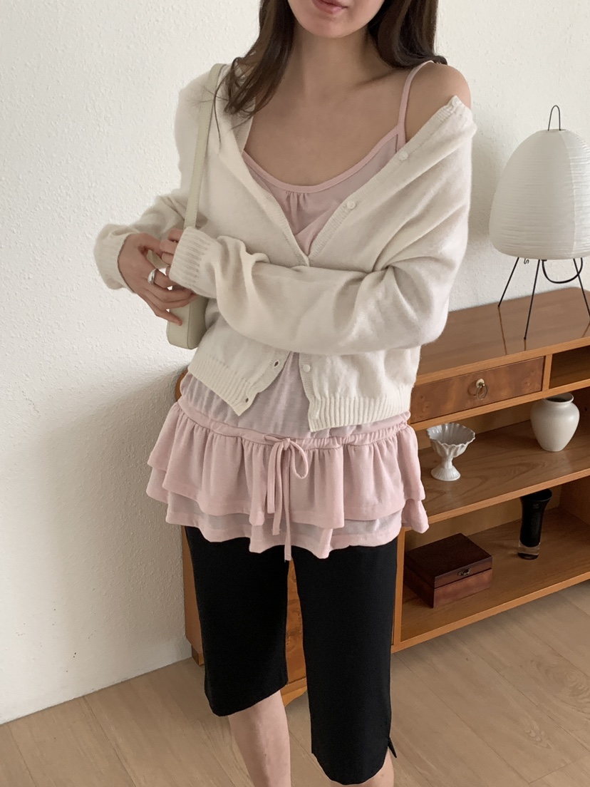 FRILL-T/DADA東大門代購女士新品推薦人氣職業吊帶背心FRILL-T/DADA吊帶/背心