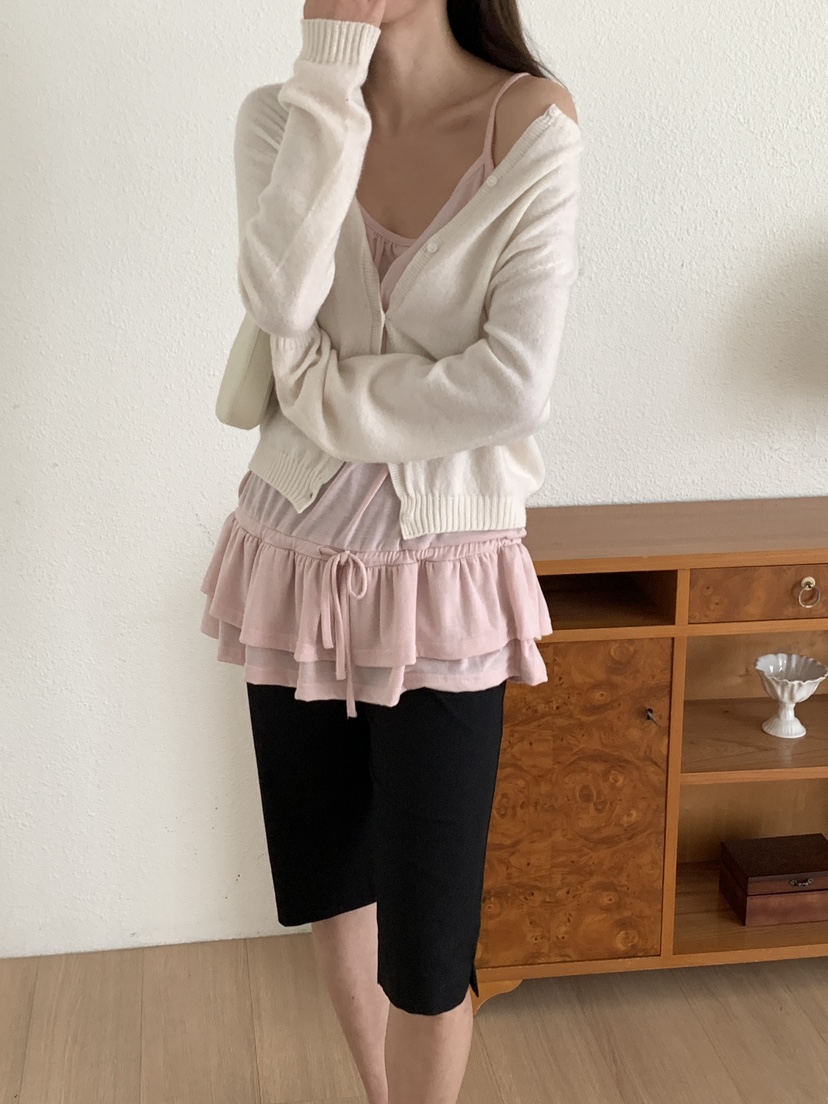 FRILL-T/DADA東大門代購女士新品推薦人氣職業吊帶背心FRILL-T/DADA吊帶/背心