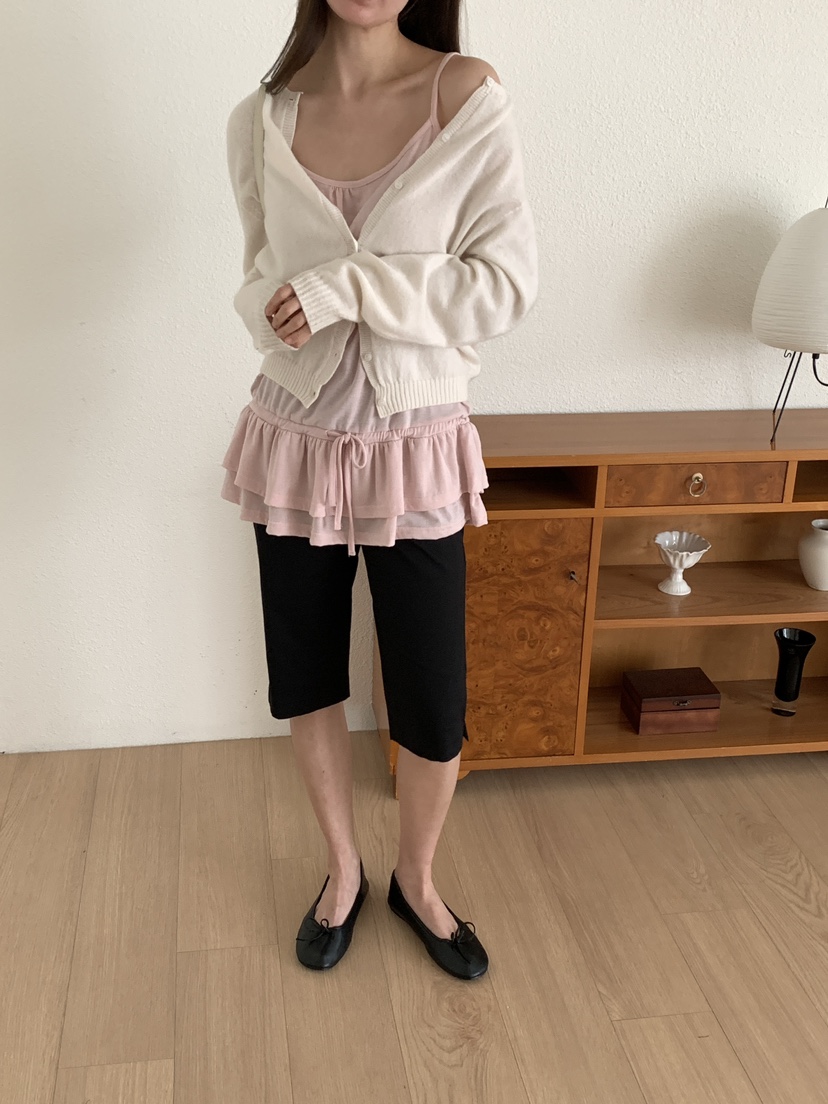 FRILL-T/DADA東大門代購女士新品推薦人氣職業吊帶背心FRILL-T/DADA吊帶/背心