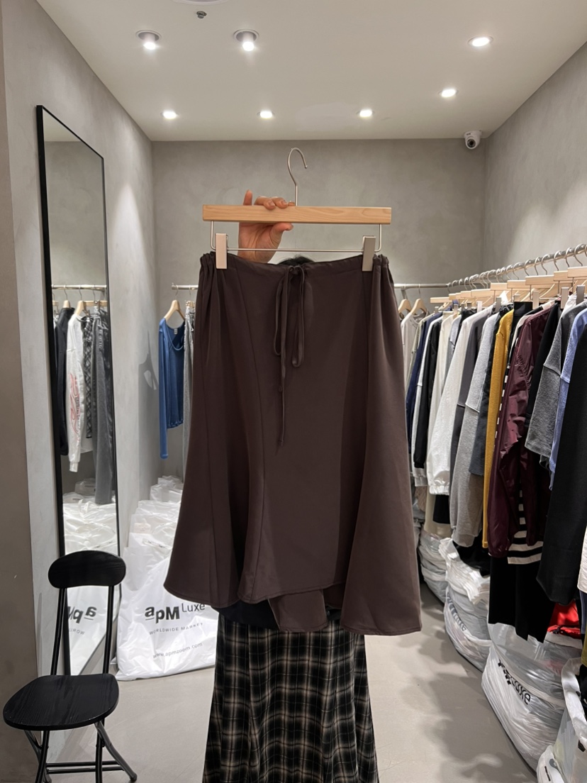 X-MOOD韓國代購女士新品時尚休閑26春夏熱賣半身裙中短裙X-MOOD半身裙/中短裙圖色1