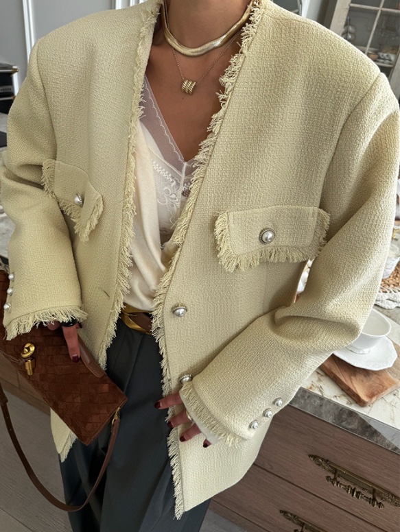 COME OPEN/HAPER韓國代購女士新款職業26春夏夾克含腰帶COME OPEN/HAPER夾克