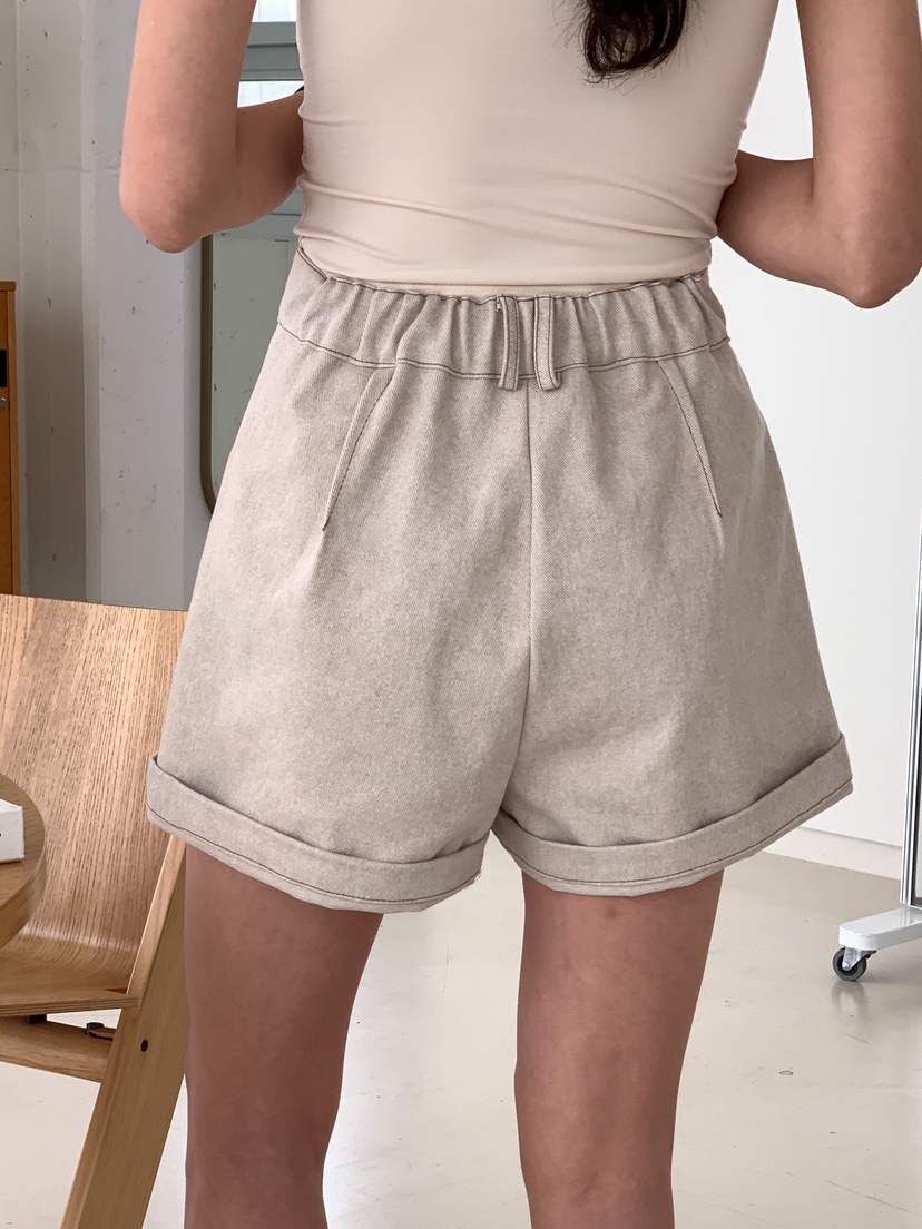 RE:FRESH-L韓國直郵女裝新品時尚熱賣真品職業休閑短褲口袋RE:FRESH短褲