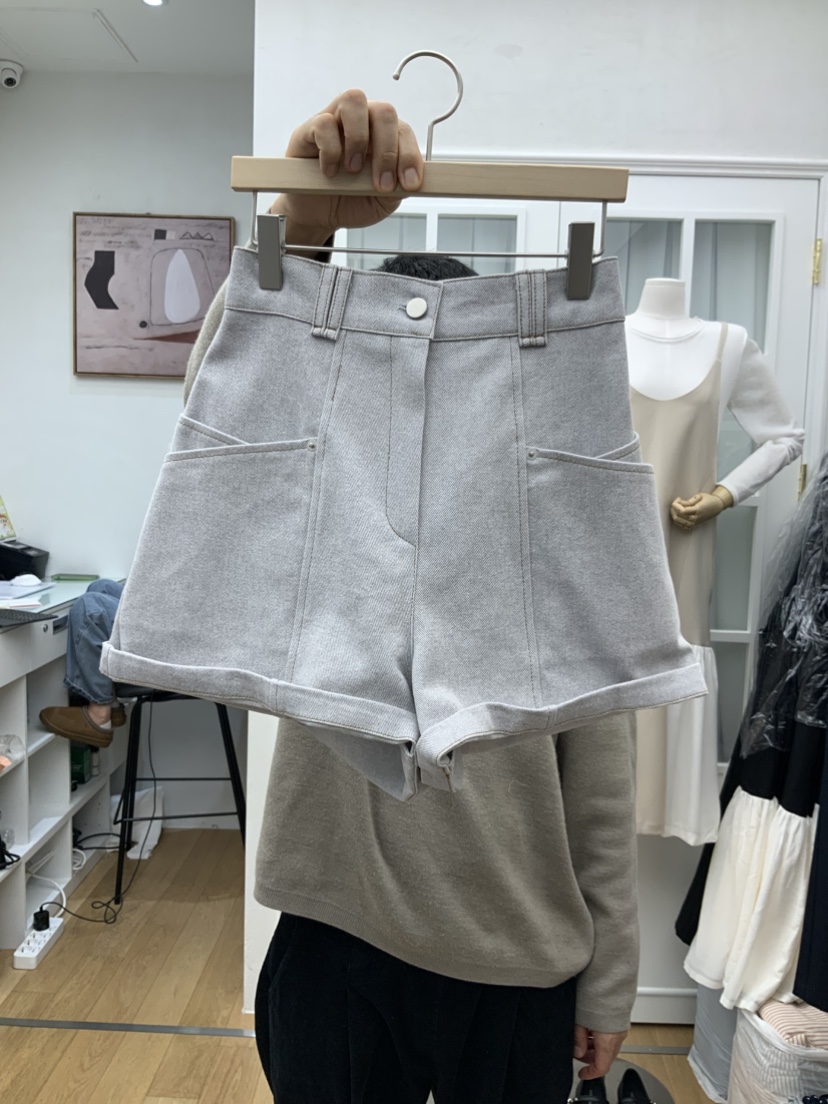 RE:FRESH-L韓國直郵女裝新品時尚熱賣真品職業休閑短褲口袋RE:FRESH短褲圖色6