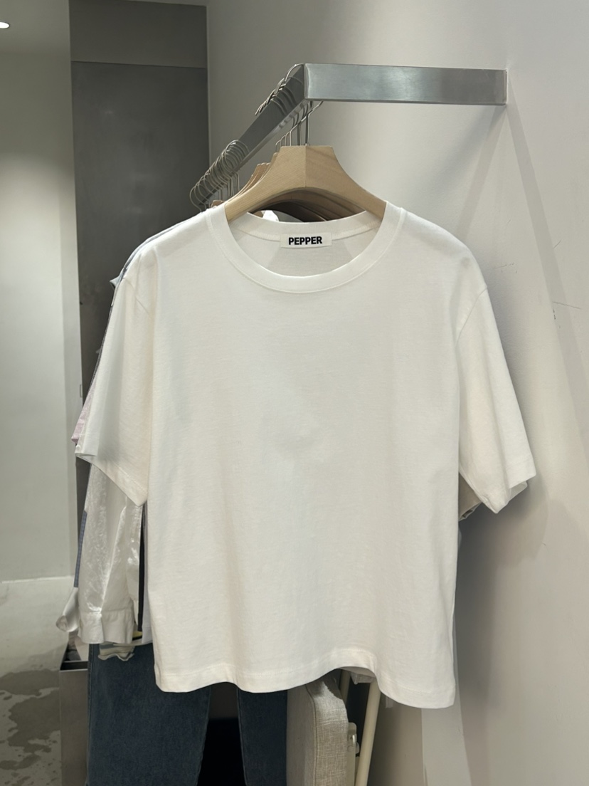 PEPPER-L韓國代購女裝新品26春夏真品人氣時尚職業熱賣T恤PEPPERT恤圖色1