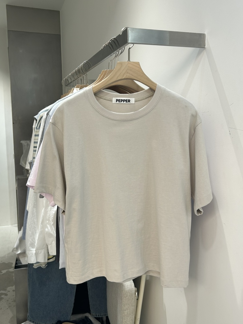PEPPER-L韓國代購女裝新品26春夏真品人氣時尚職業熱賣T恤PEPPERT恤圖色2