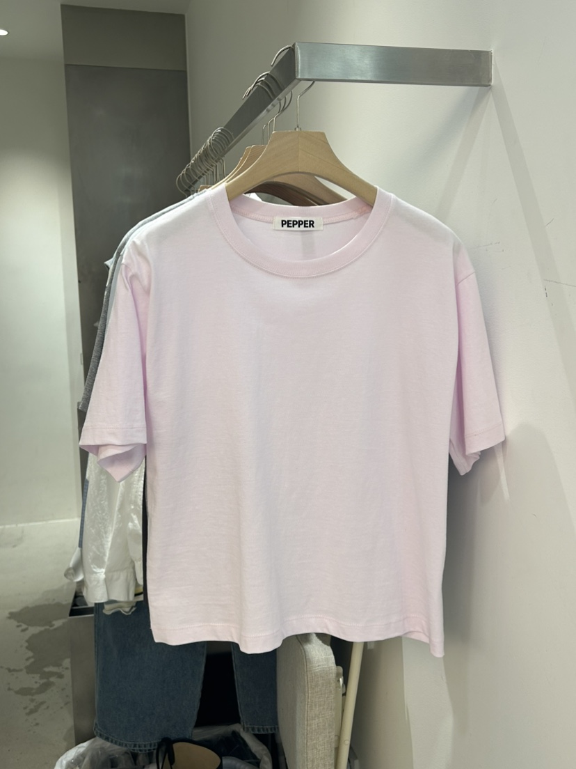 PEPPER-L韓國代購女裝新品26春夏真品人氣時尚職業熱賣T恤PEPPERT恤圖色3