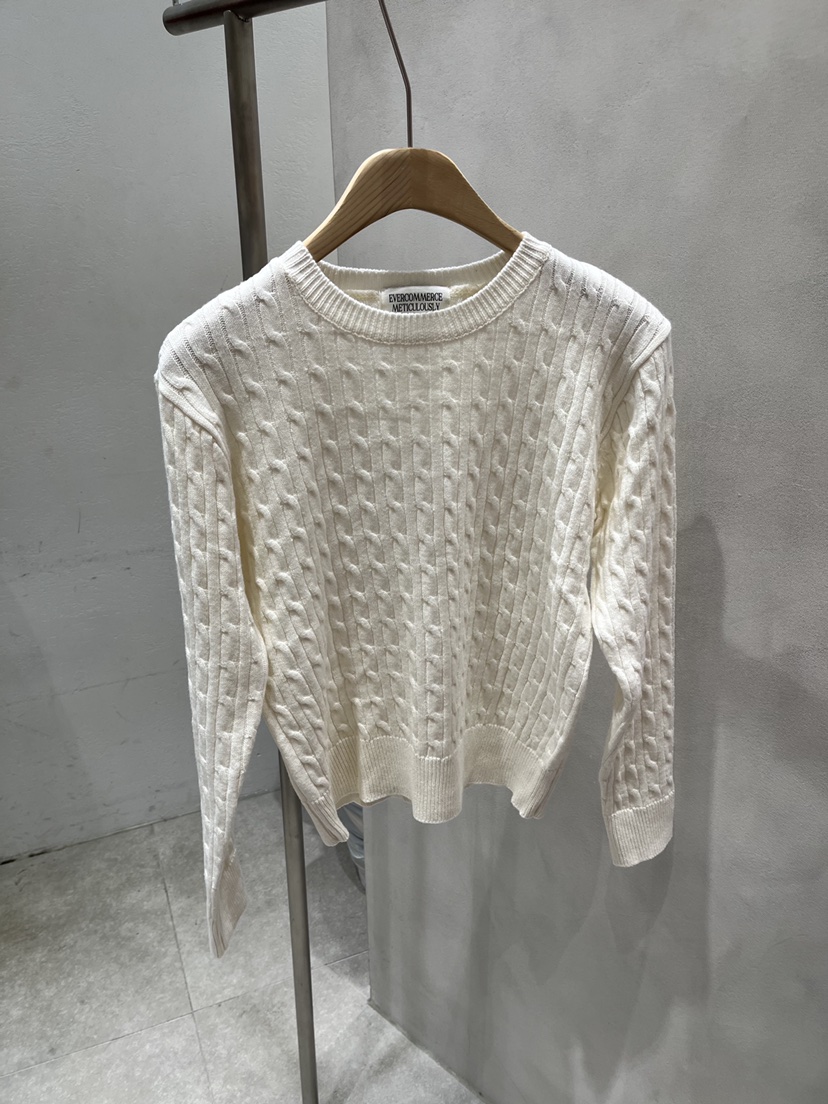 EVERCOMMERCE METICULOUSLY DESIGNED東大門直郵女士新品時尚針織衫棉布EVERCOMMERCE METICULOUSLY DESIGNED針織衫圖色2
