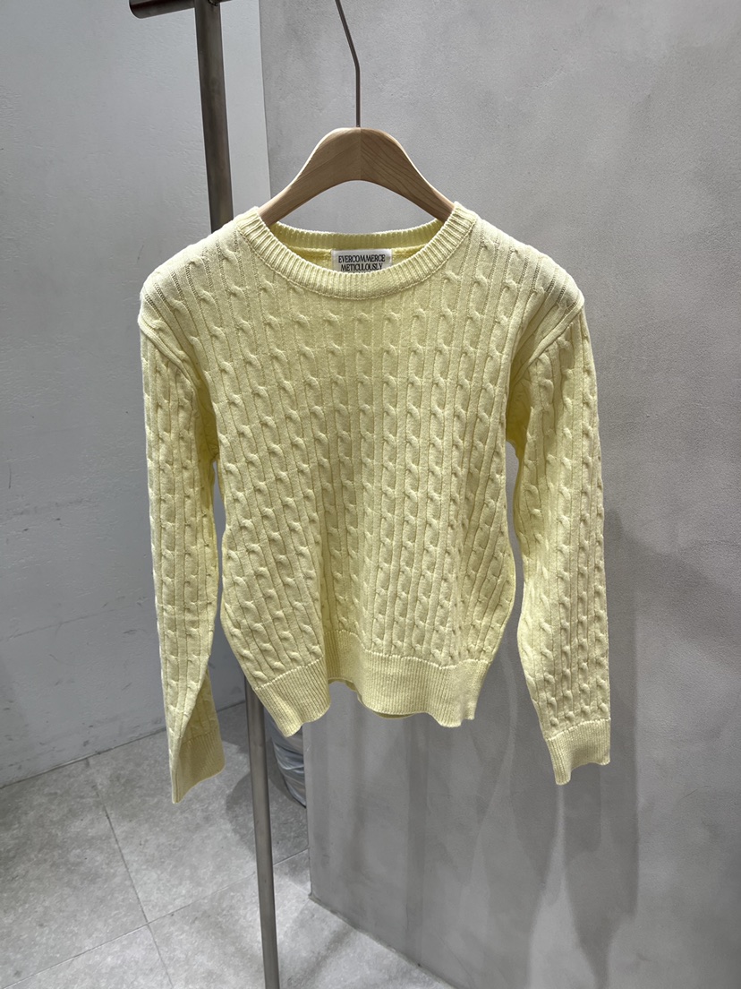 EVERCOMMERCE METICULOUSLY DESIGNED東大門直郵女士新品時尚針織衫棉布EVERCOMMERCE METICULOUSLY DESIGNED針織衫圖色3
