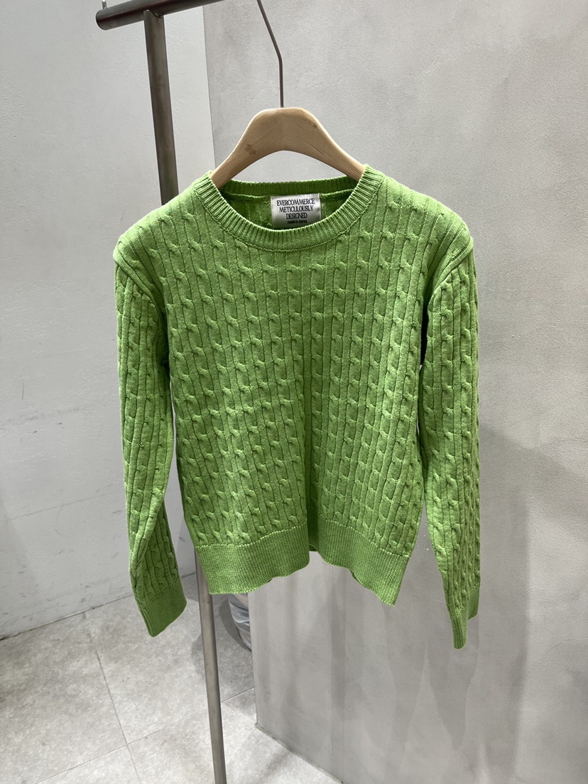 EVERCOMMERCE METICULOUSLY DESIGNED東大門直郵女士新品時尚針織衫棉布EVERCOMMERCE METICULOUSLY DESIGNED針織衫圖色4