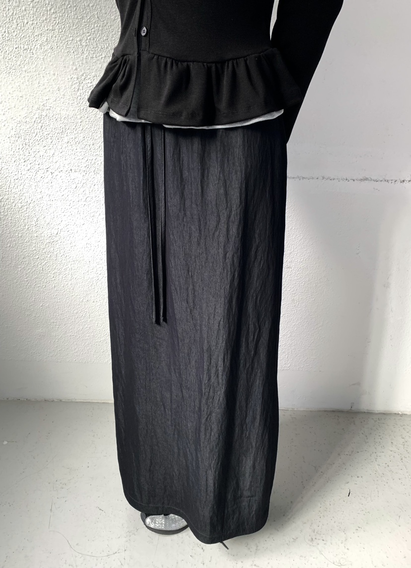 X-MOOD東大門代購女裝新品休閑職業時尚推薦熱賣人氣長裙X-MOOD長裙