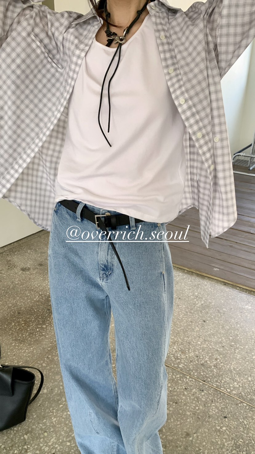 OVER RICH韓國直郵女士新品推薦休閑真品熱賣襯衫蕾絲衫OVER RICH襯衫/蕾絲衫