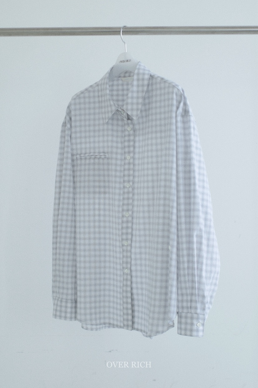 OVER RICH韓國直郵女士新品推薦休閑真品熱賣襯衫蕾絲衫OVER RICH襯衫/蕾絲衫圖色2