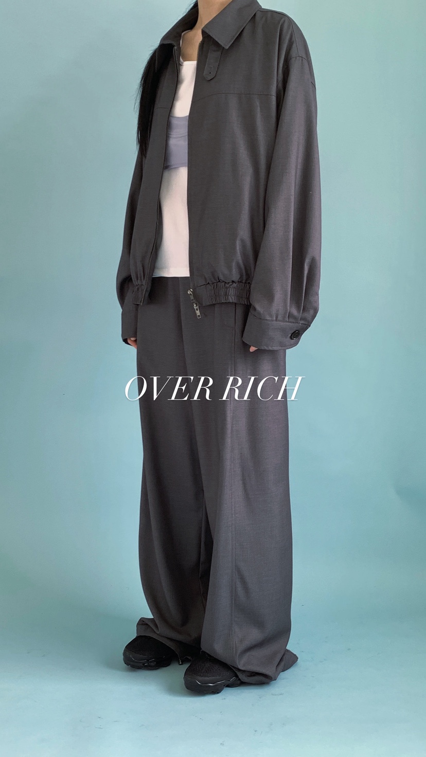 OVER RICH韓國直郵女士新款26春夏休閑熱賣職業人氣夾克OVER RICH夾克