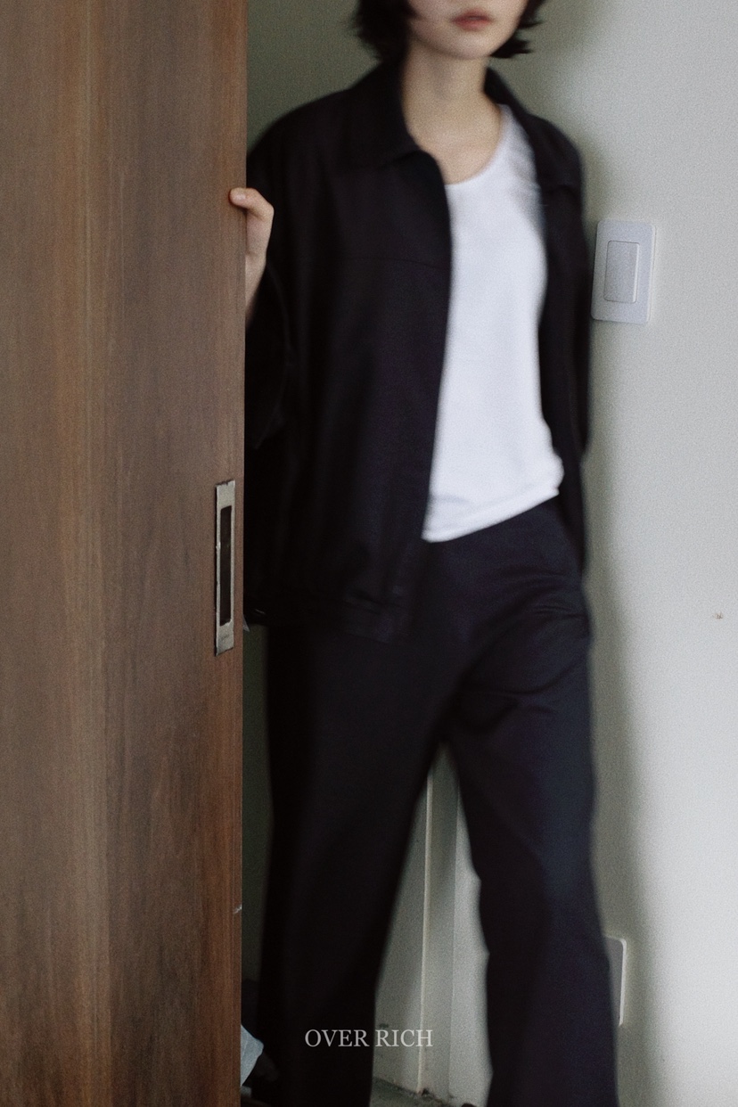 OVER RICH韓國直郵女士新款26春夏休閑熱賣職業人氣夾克OVER RICH夾克