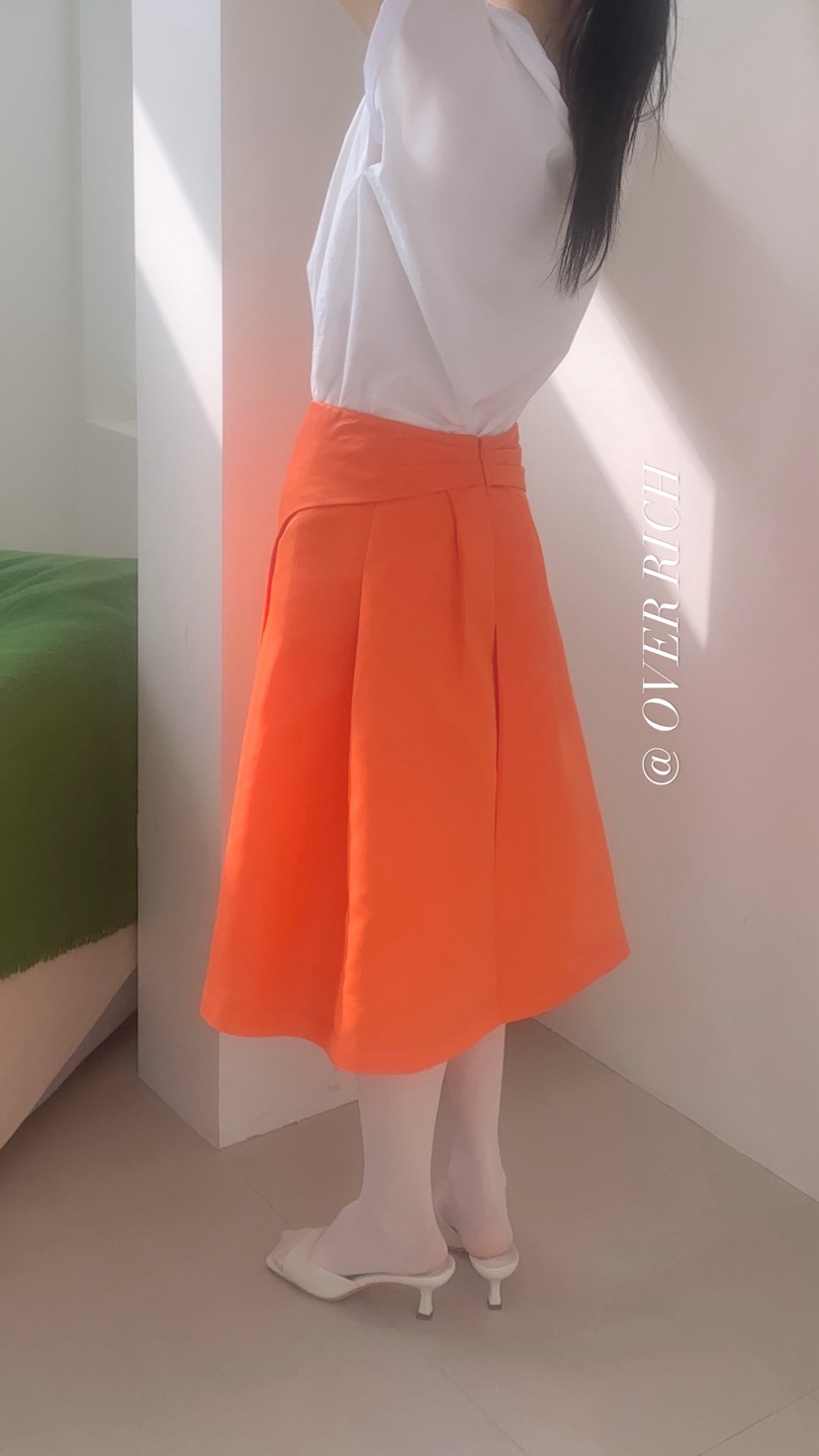 OVER RICH韓國直郵女士新品26春夏真品推薦半身裙中短裙OVER RICH半身裙/中短裙
