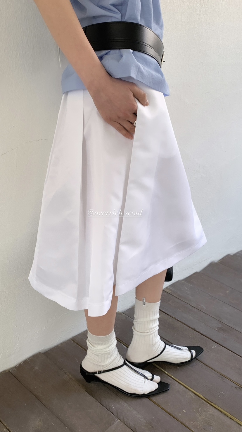 OVER RICH韓國直郵女士新品26春夏真品推薦半身裙中短裙OVER RICH半身裙/中短裙