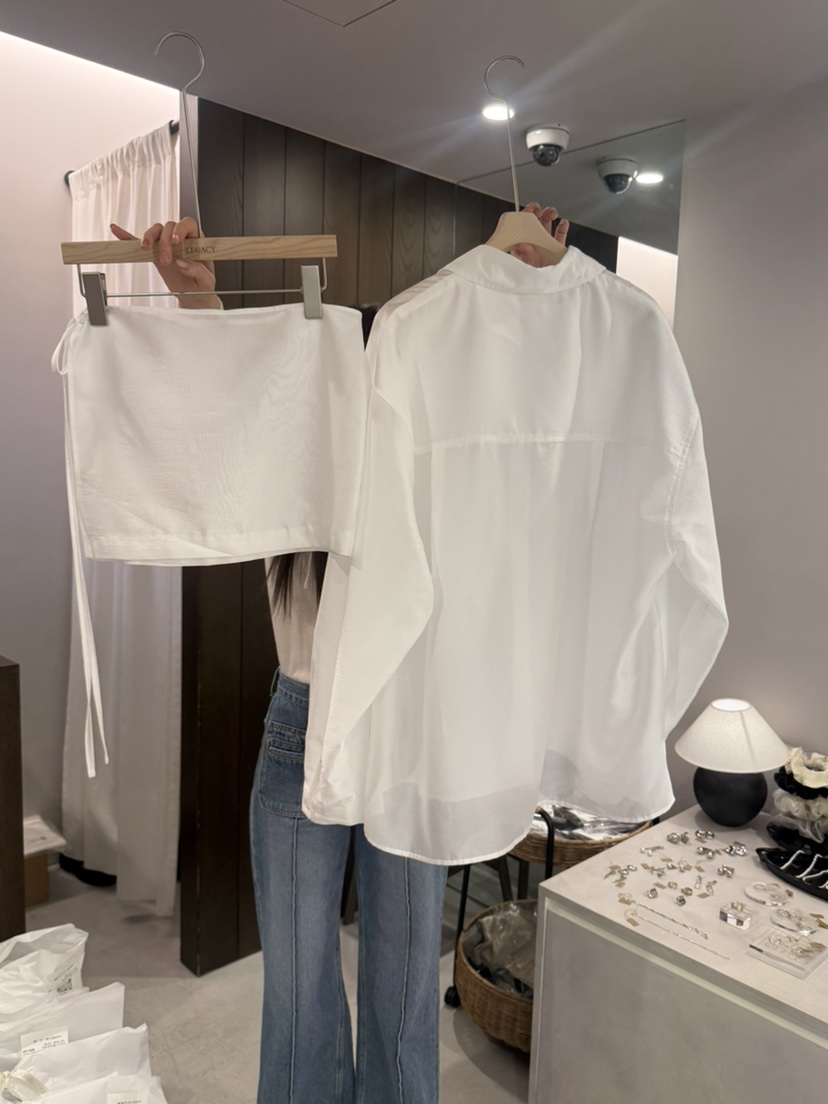 LEGACY東大門實拍女士新品時尚職業推薦休閑襯衫蕾絲衫寬松LEGACY襯衫/蕾絲衫