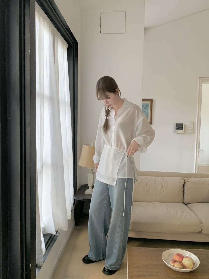 LEGACY東大門實拍女士新品時尚職業推薦休閑襯衫蕾絲衫寬松LEGACY襯衫/蕾絲衫