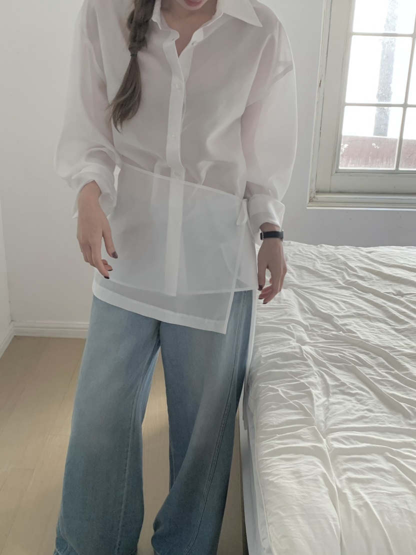 LEGACY東大門實拍女士新品時尚職業推薦休閑襯衫蕾絲衫寬松LEGACY襯衫/蕾絲衫