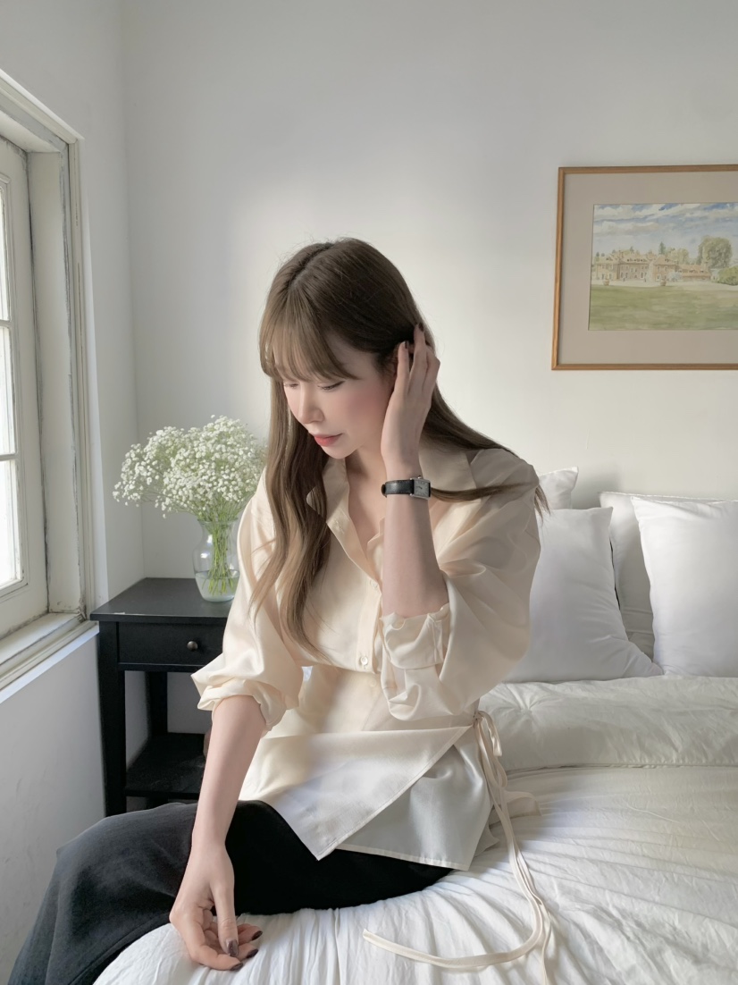 LEGACY東大門實拍女士新品時尚職業推薦休閑襯衫蕾絲衫寬松LEGACY襯衫/蕾絲衫