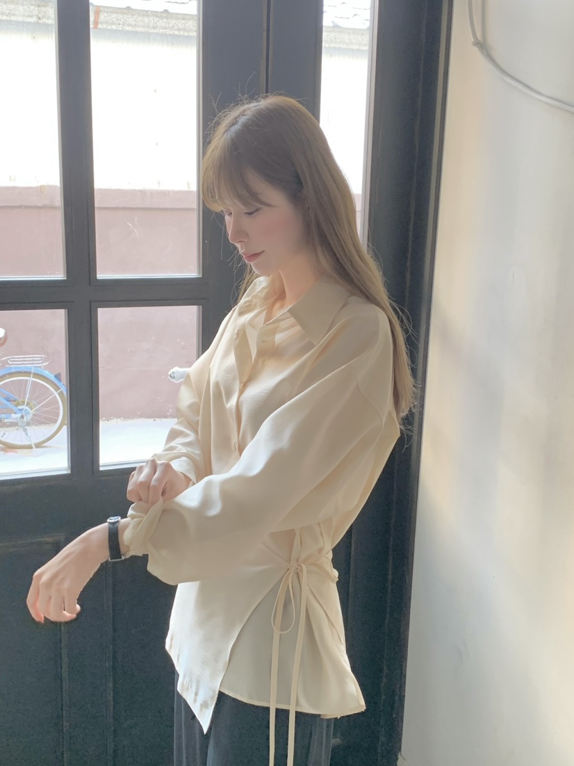 LEGACY東大門實拍女士新品時尚職業推薦休閑襯衫蕾絲衫寬松LEGACY襯衫/蕾絲衫