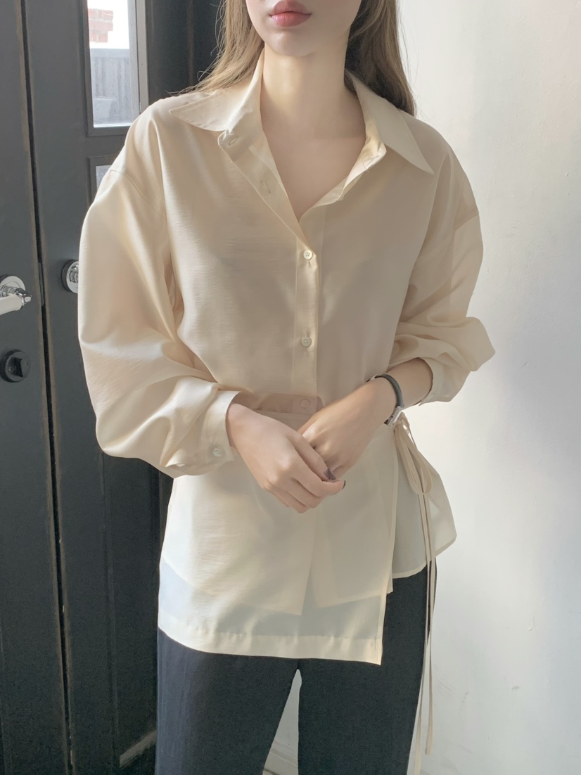 LEGACY東大門實拍女士新品時尚職業推薦休閑襯衫蕾絲衫寬松LEGACY襯衫/蕾絲衫