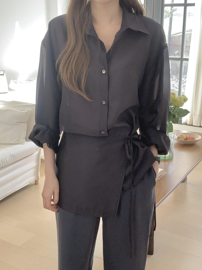 LEGACY東大門實拍女士新品時尚職業推薦休閑襯衫蕾絲衫寬松LEGACY襯衫/蕾絲衫