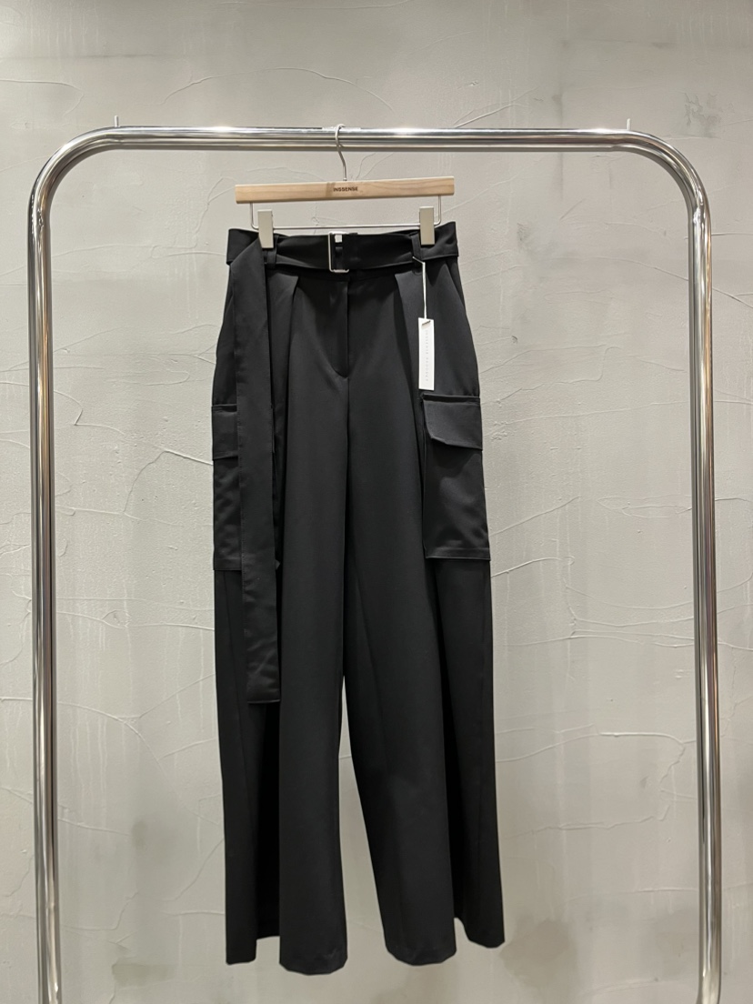 INSSENSE-A東大門實拍女士新款推薦職業熱賣時尚休閑褲腰帶INSSENSE-A休閑褲圖色2