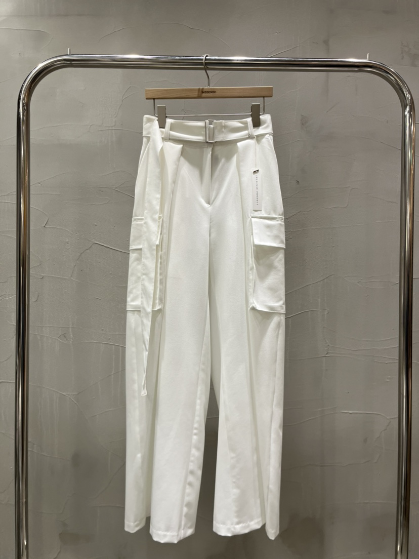 INSSENSE-A東大門實拍女士新款推薦職業熱賣時尚休閑褲腰帶INSSENSE-A休閑褲圖色3