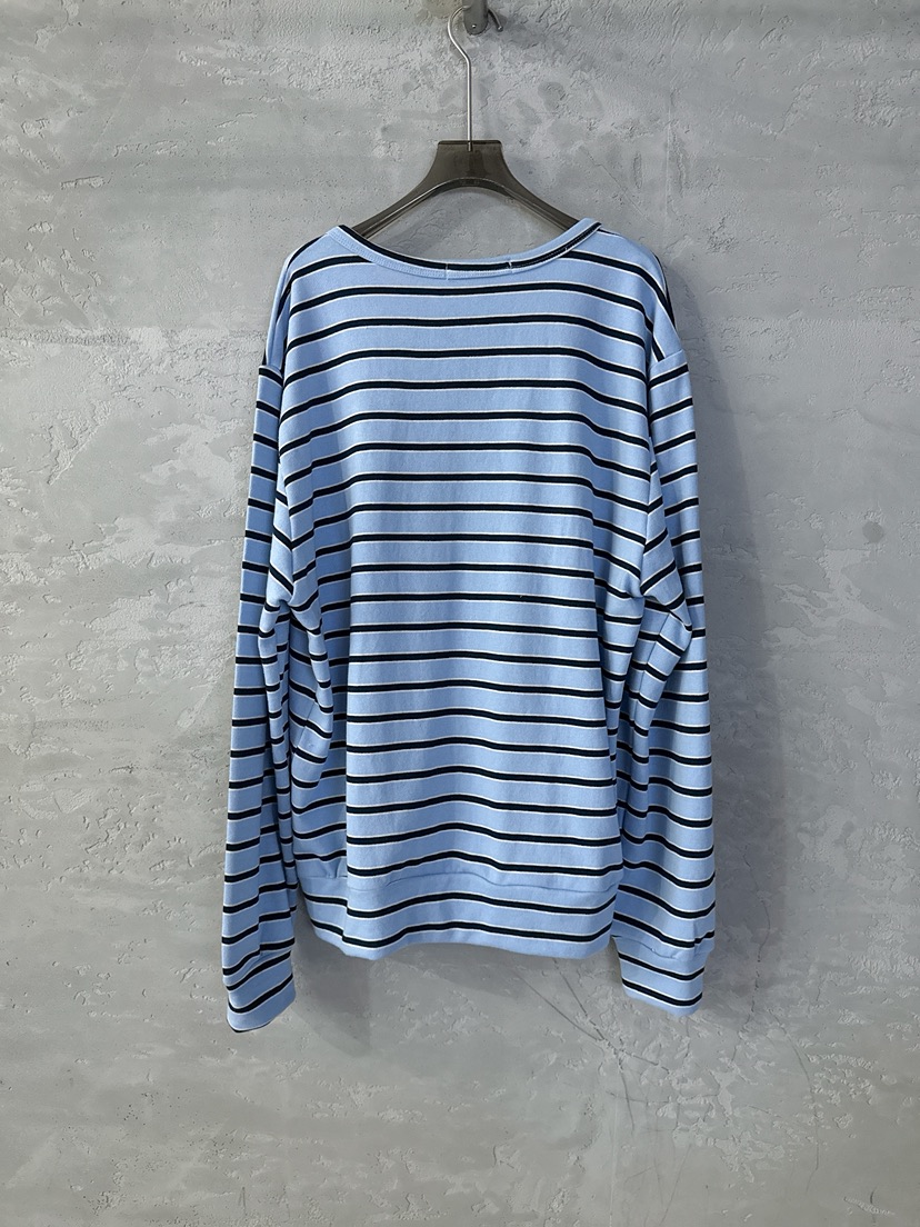 COME OPEN/HAPER韓國代購女裝新品職業26春夏長袖T恤條紋COME OPEN/HAPER長袖T恤