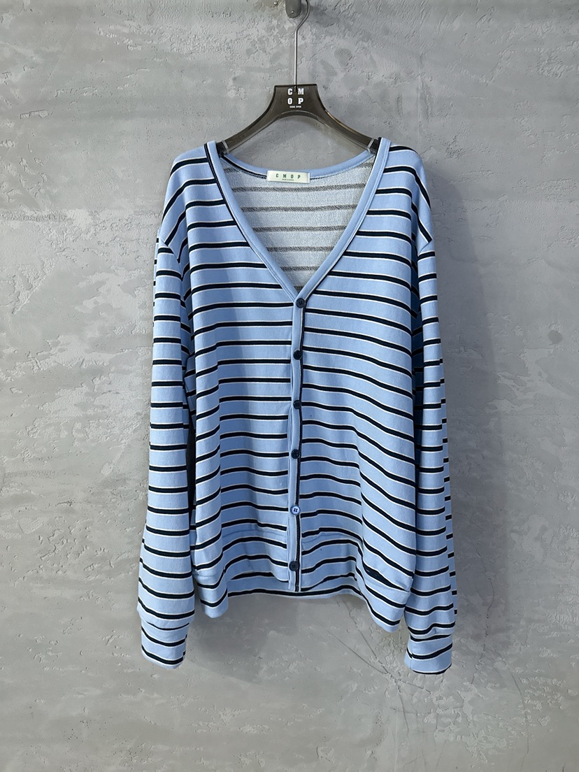 COME OPEN/HAPER韓國代購女裝新品職業26春夏長袖T恤條紋COME OPEN/HAPER長袖T恤圖色1