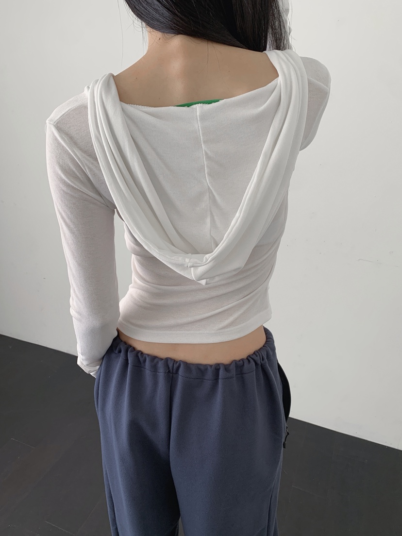 COME OPEN/HAPER東大門代購女士新款時尚真品長袖T恤鏤空COME OPEN/HAPER長袖T恤