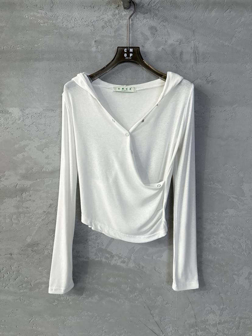 COME OPEN/HAPER東大門代購女士新款時尚真品長袖T恤鏤空COME OPEN/HAPER長袖T恤圖色1