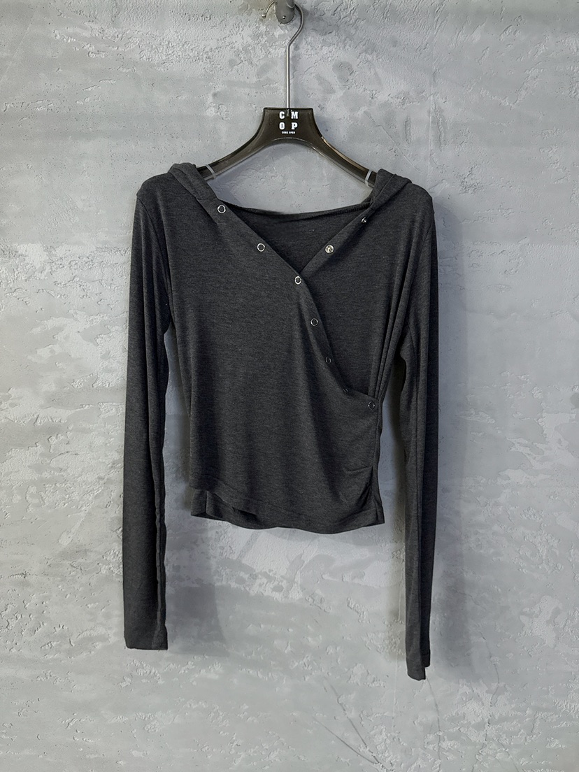 COME OPEN/HAPER東大門代購女士新款時尚真品長袖T恤鏤空COME OPEN/HAPER長袖T恤圖色3