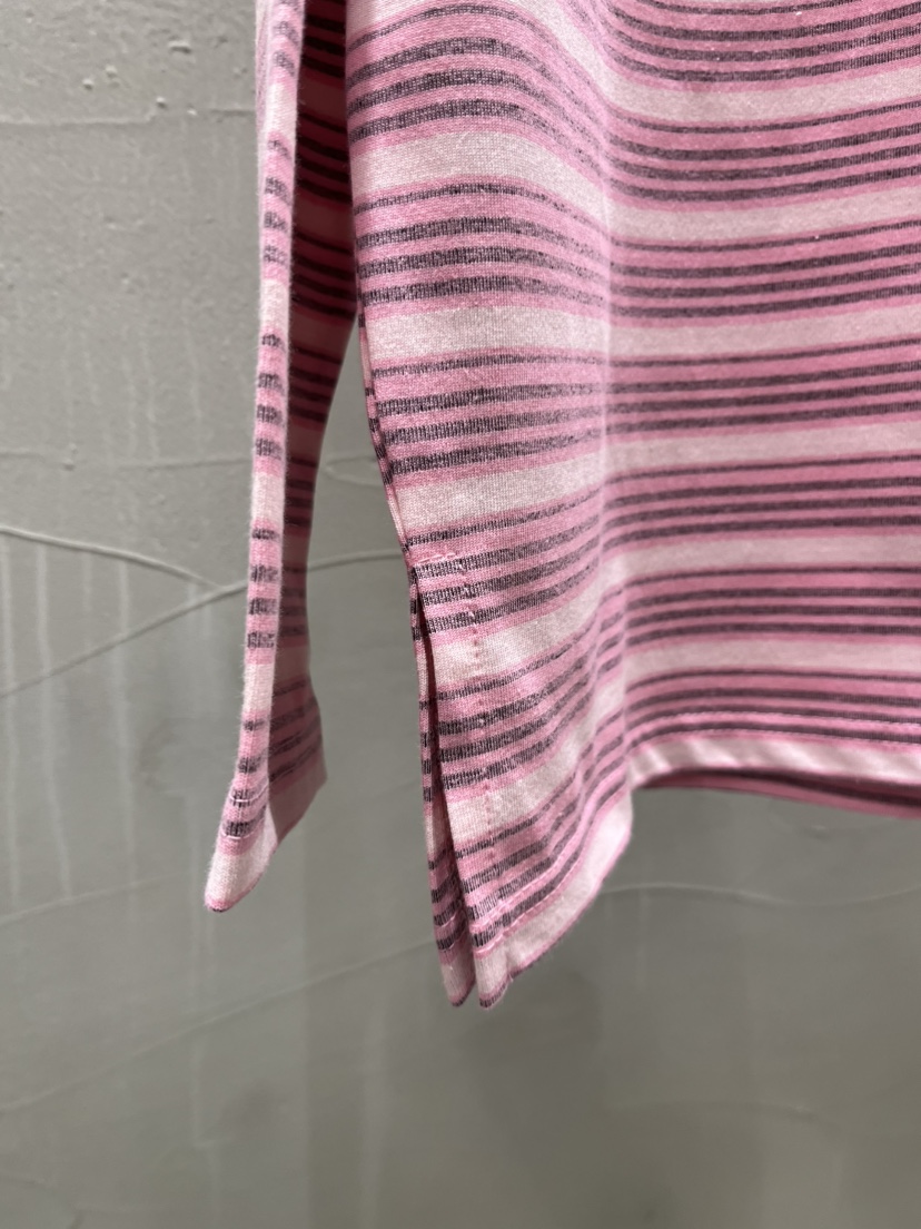 INSSENSE-A東大門實拍女裝新品人氣熱賣長袖T恤復古條紋INSSENSE-A長袖T恤