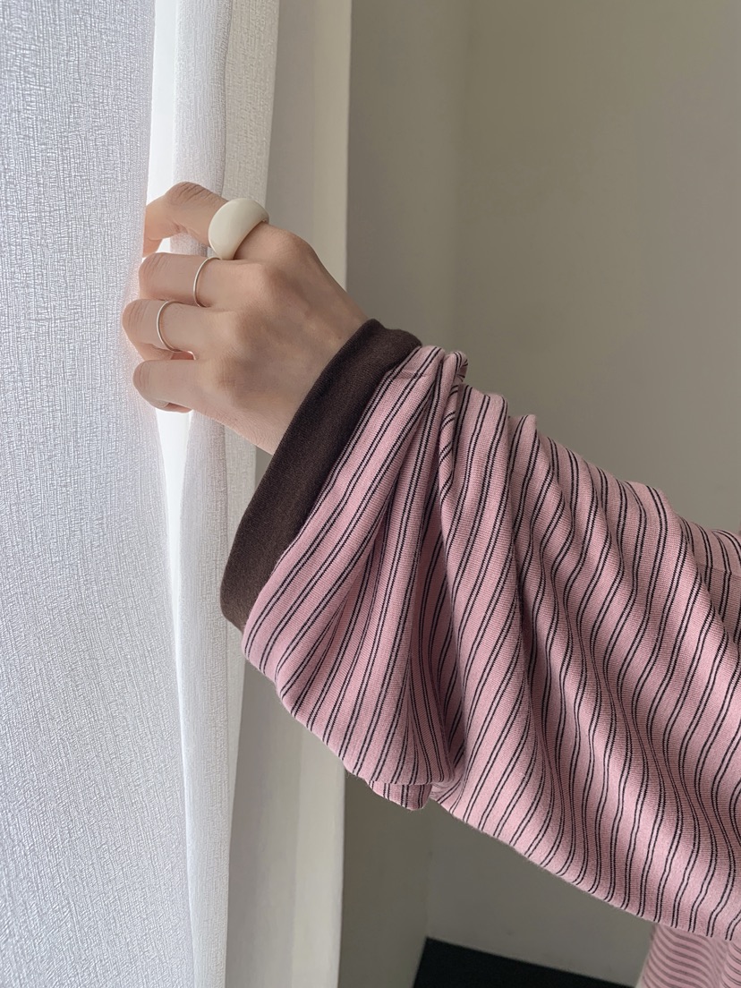 COME OPEN/HAPER韓國直郵女士新品時尚熱賣職業長袖T恤COME OPEN/HAPER長袖T恤