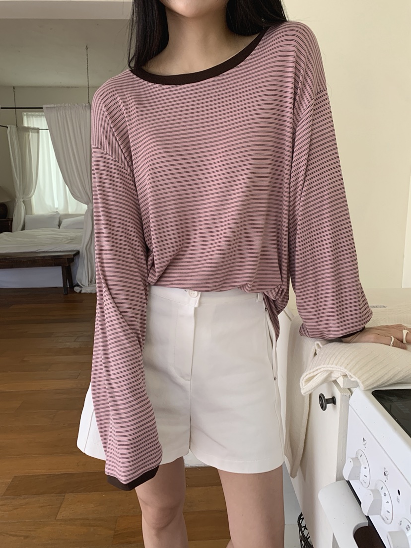 COME OPEN/HAPER韓國直郵女士新品時尚熱賣職業長袖T恤COME OPEN/HAPER長袖T恤