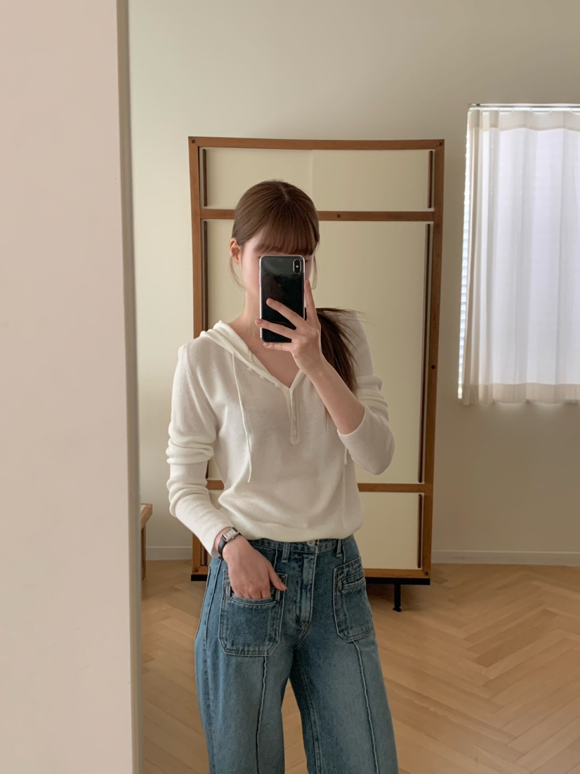 LEGACY韓國直郵女裝新品真品推薦休閑職業26春夏針織衫連帽LEGACY針織衫