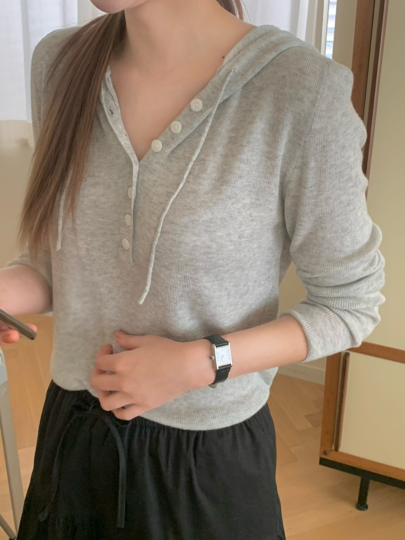 LEGACY韓國直郵女裝新品真品推薦休閑職業26春夏針織衫連帽LEGACY針織衫