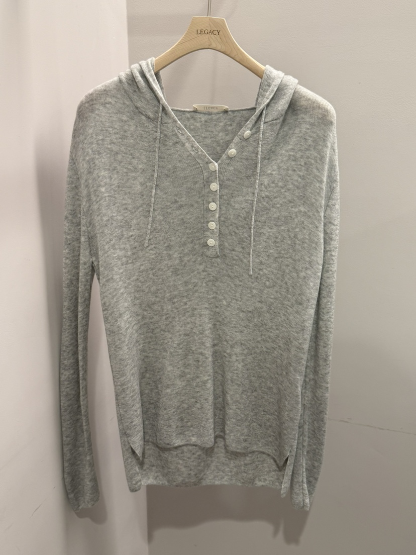 LEGACY韓國直郵女裝新品真品推薦休閑職業26春夏針織衫連帽LEGACY針織衫圖色1