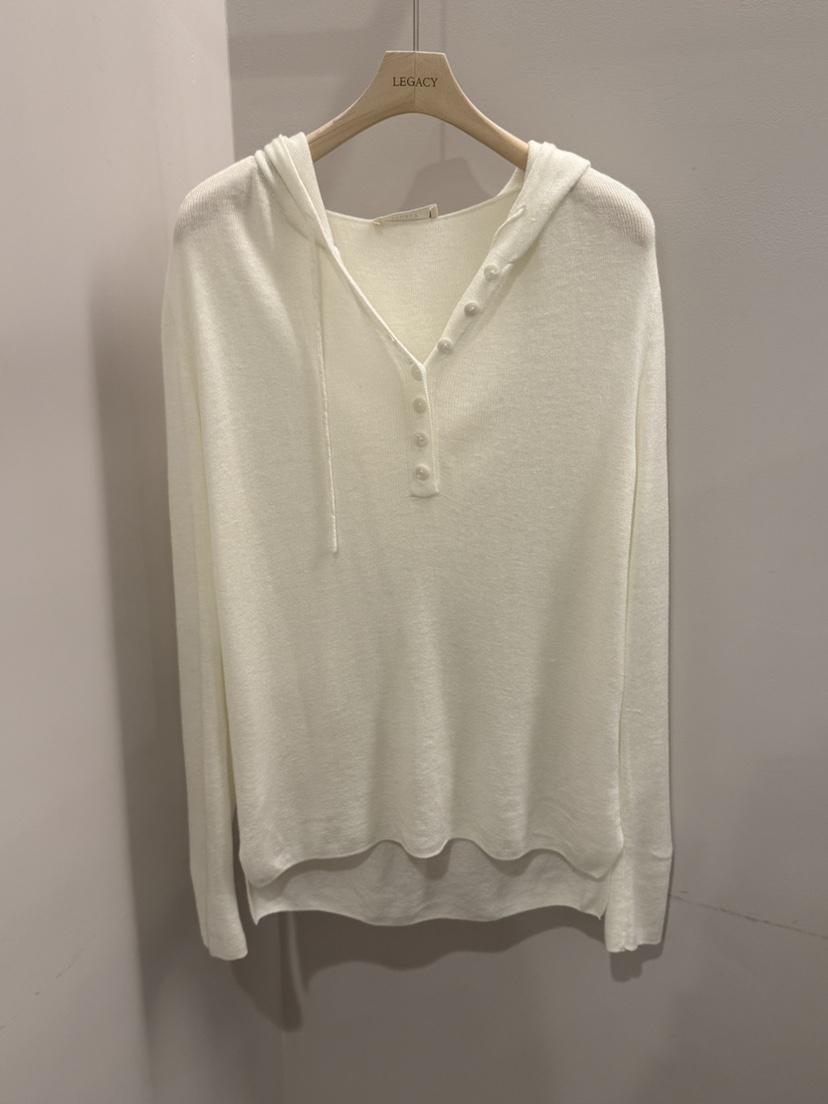 LEGACY韓國直郵女裝新品真品推薦休閑職業26春夏針織衫連帽LEGACY針織衫圖色2