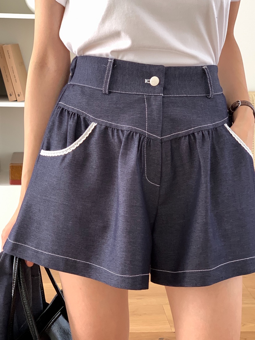 RE:FRESH-L東大門代購女裝新款職業26春夏休閑人氣短褲口袋RE:FRESH短褲