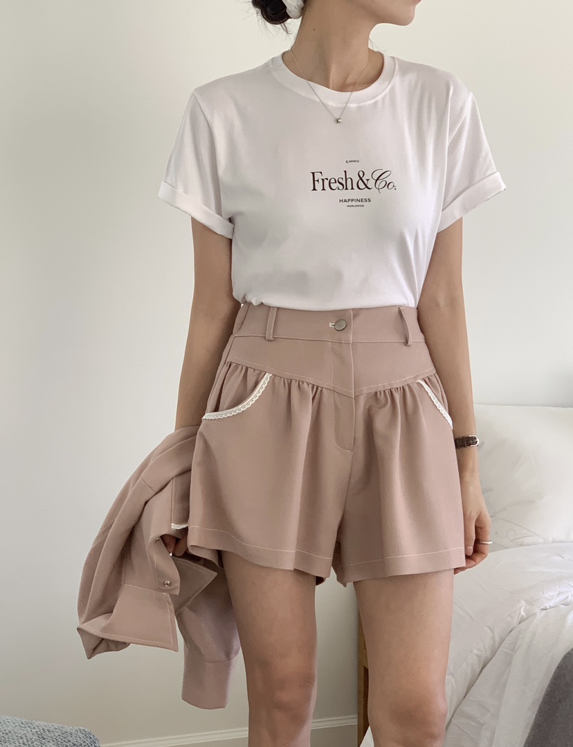 RE:FRESH-L東大門代購女裝新款職業26春夏休閑人氣短褲口袋RE:FRESH短褲