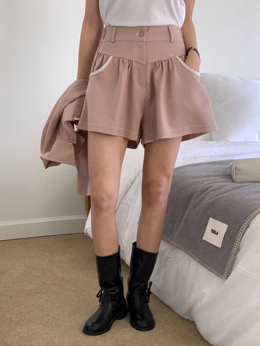 RE:FRESH-L東大門代購女裝新款職業26春夏休閑人氣短褲口袋RE:FRESH短褲