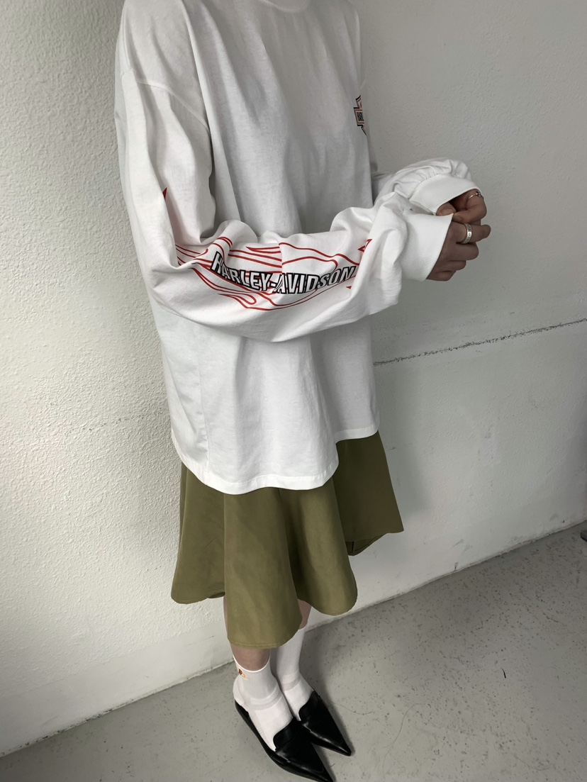 X-MOOD東大門實拍女裝新品時尚休閑人氣26春夏推薦長袖T恤X-MOOD長袖T恤