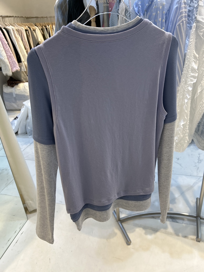 ECHOPARTY韓國直郵女裝新款休閑人氣職業推薦真品長袖T恤ECHOPARTY長袖T恤