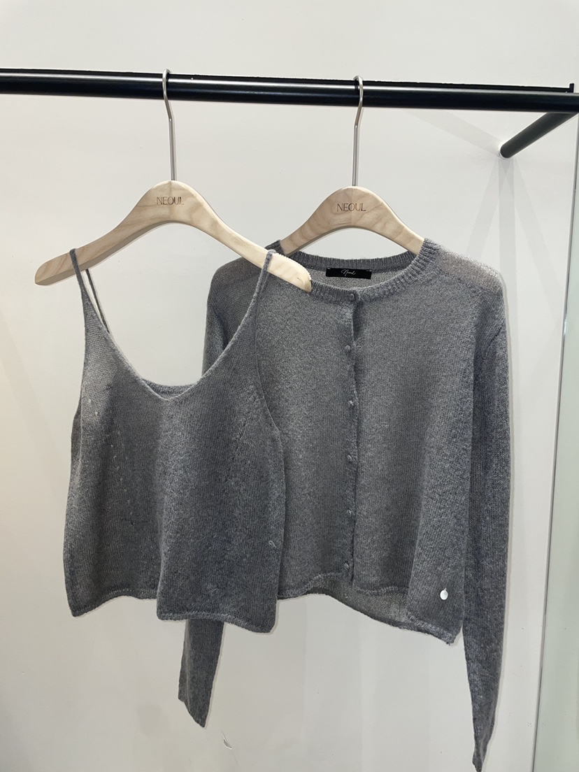 NEOUL東大門實拍女士新品休閑熱賣人氣職業26春夏時尚套裝NEOUL/ahin雙領標簽套裝圖色2